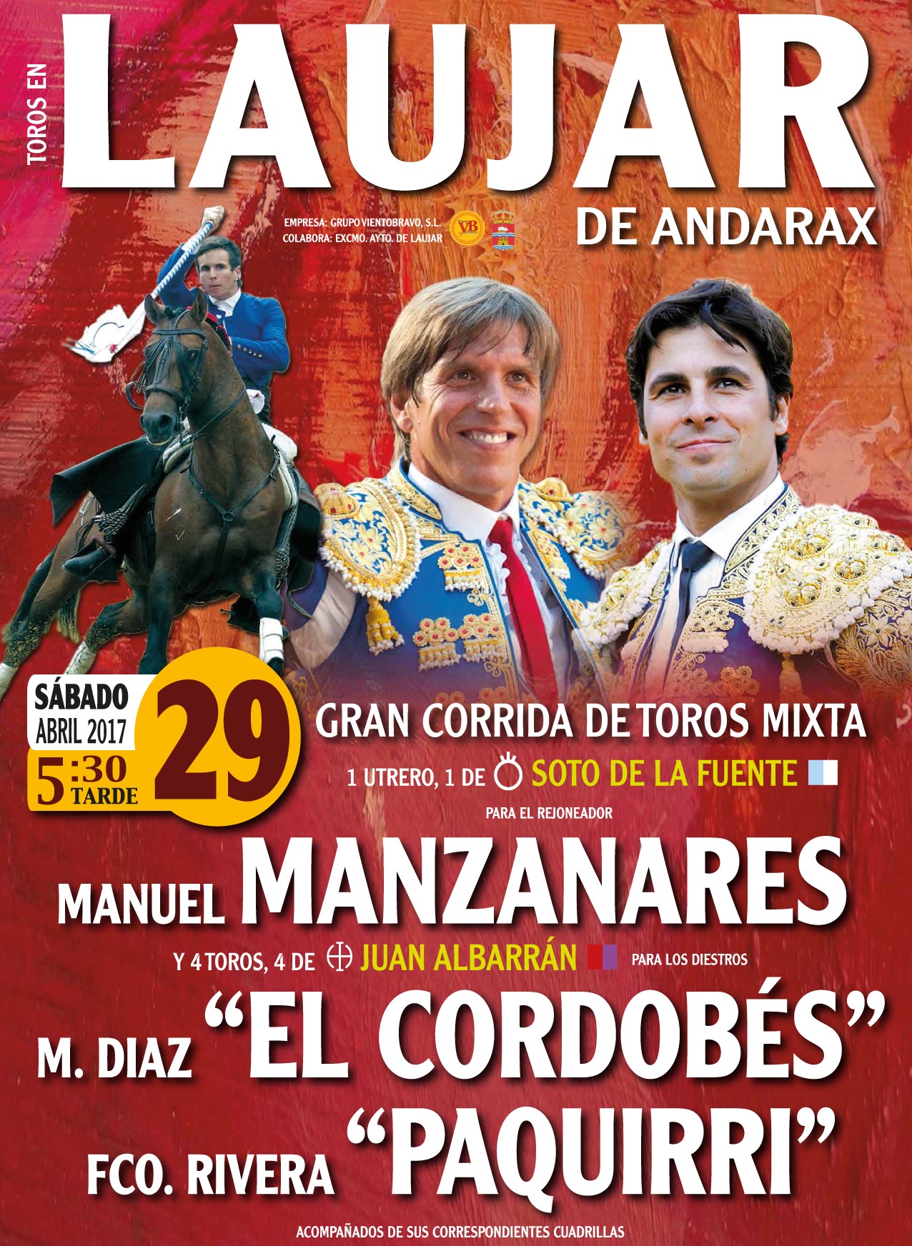 Cartel de Laujar de Andarax.